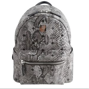 snakeskin bookbag